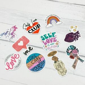 Self Love Affirmation Planner Stickers - Pack of 10